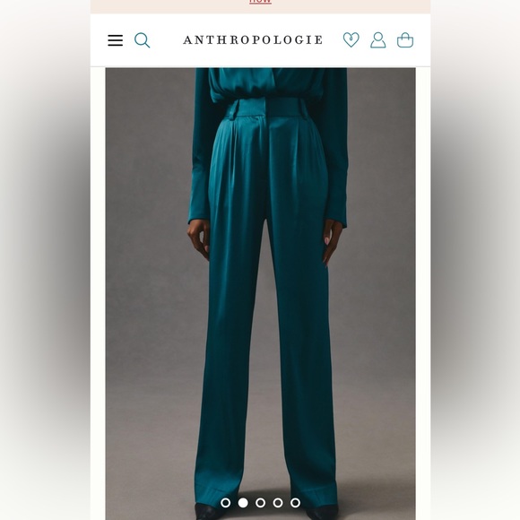 Favorite Daughter Satin Pants Size 12 - Picture 1 of 3